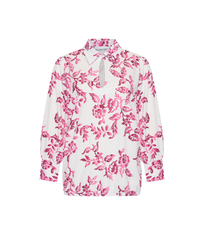 HELENA HART Helena Hart 7761 Top Liv Print Roze
