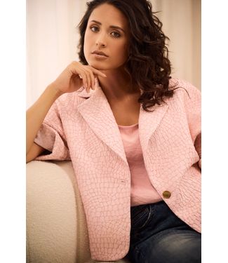 HELENA HART Helena Hart 7733 Blazer Pien Croco Roze