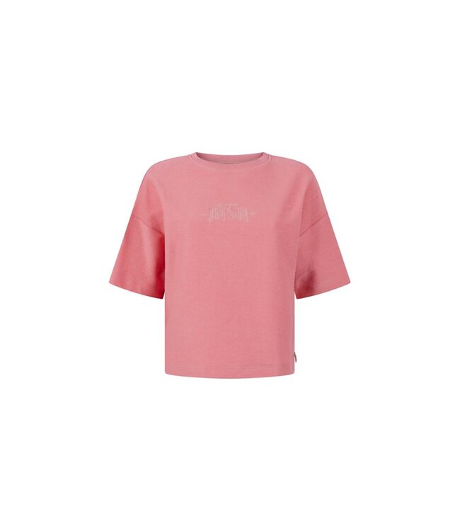 JANSEN AMSTERDAM Jansen Noeka SW 175 backside sweat short sleeve Blush