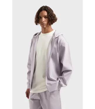 LAW OF THE SEA Law Of The Sea 10358 Sylven Ribbed Sweat Cardigan Lilac