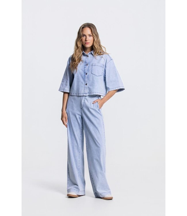 JANSEN AMSTERDAM Jansen Mabel jasje LLBD 732 Light Denim Light Blue