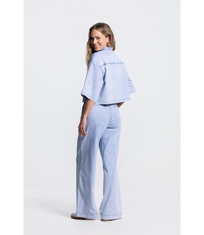 JANSEN AMSTERDAM Jansen Mabel jasje LLBD 732 Light Denim Light Blue