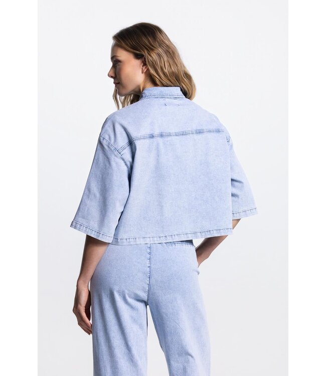 JANSEN AMSTERDAM Jansen Mabel jasje LLBD 732 Light Denim Light Blue