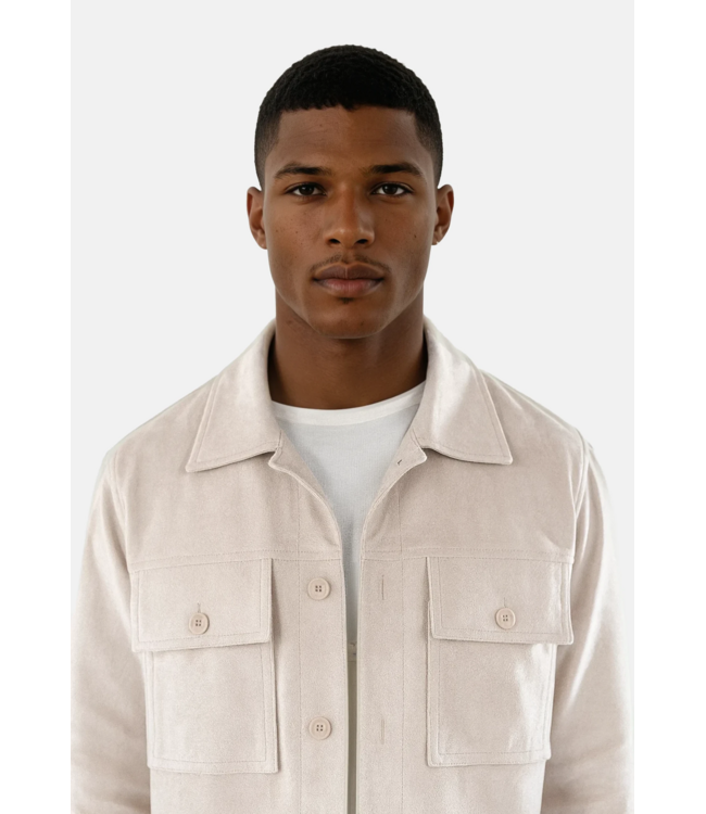 CISZERE Ciszere Nash vegan suede jacket beige 50029