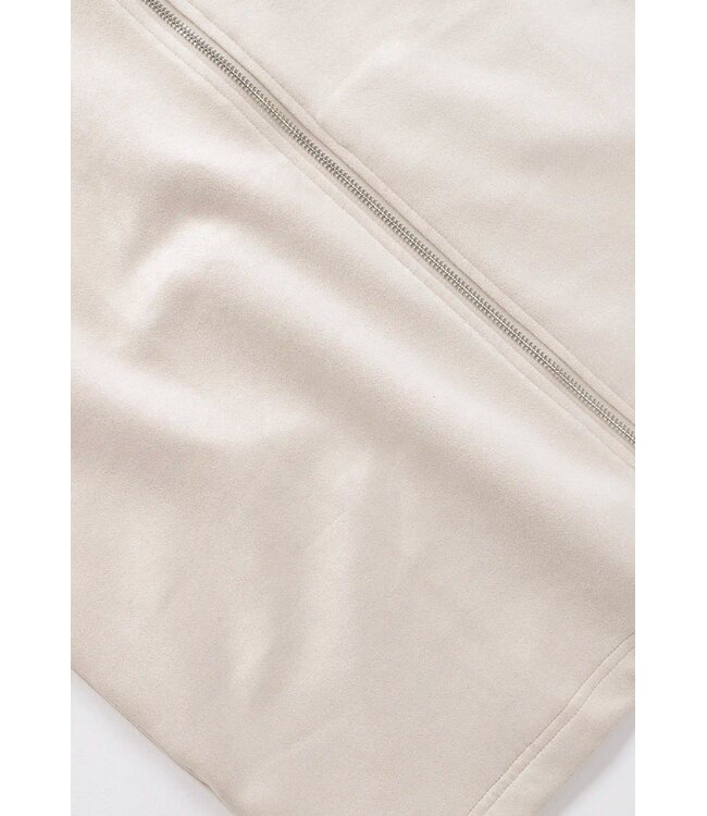 CISZERE Ciszere Neo Vegan Suede Overshirt 2.0 Desert Dusk Beige