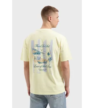LAW OF THE SEA Law of The Sea 10391 Alfresco Artwork Tee Anise Flower LAW OF THE SEA Law of The Sea 10391 Alfresco Artwork Tee Anise Flower