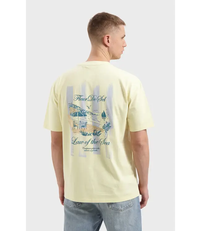 LAW OF THE SEA Law of The Sea  10391 Alfresco Artwork Tee Anise Flower