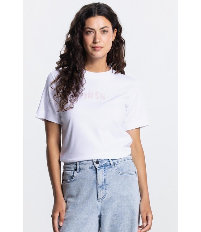 JANSEN AMSTERDAM Jansen Resa shirt CO 181 short sleeve Light Pink