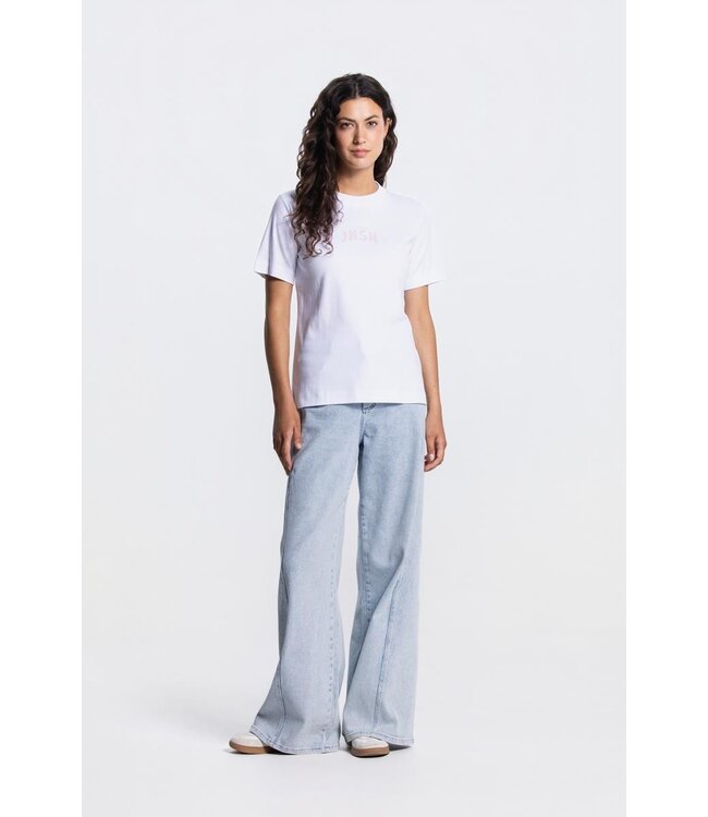 JANSEN AMSTERDAM Jansen Resa shirt CO 181 short sleeve Light Pink