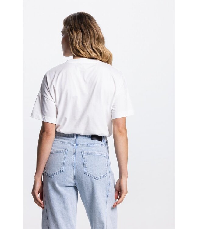 JANSEN AMSTERDAM Jansen Riley shirt CO 184 short sleeve Flower  Blush