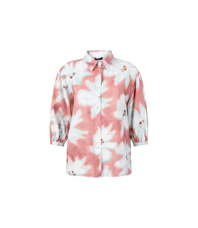 JANSEN AMSTERDAM Jansen Pip blouse WF 761 3/4 puffed sleeve Blush