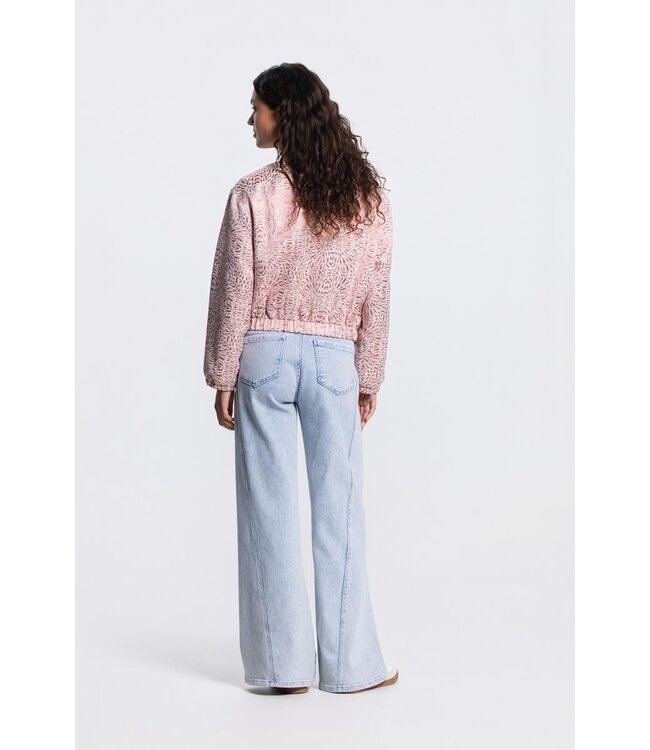 JANSEN AMSTERDAM Jansen ROX Jasje MJ 219 bomber long sleeve metallic Blush