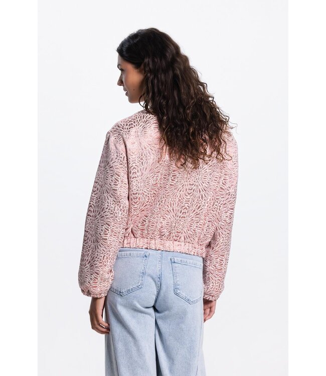 JANSEN AMSTERDAM Jansen ROX Jasje MJ 219 bomber long sleeve metallic Blush