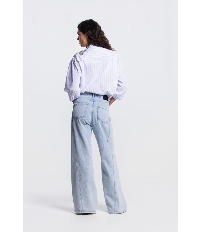 JANSEN AMSTERDAM Jansen Amsterdam Parisa CS772 Stripe 000741 Light Blue