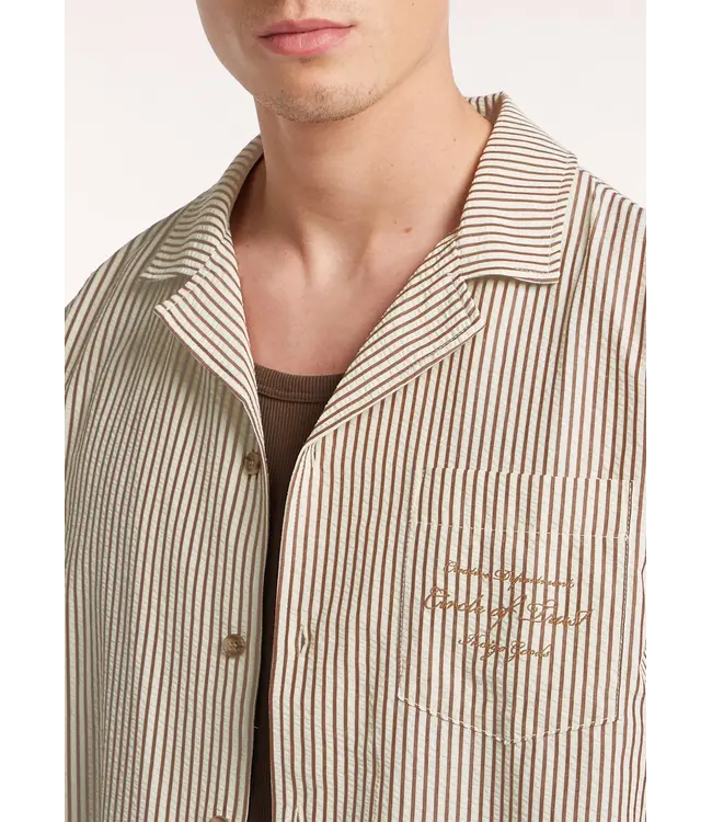 CIRCLE OF TRUST Circle Of trust HS26_25_3749 Jason SS Shirt Chestnut Brown