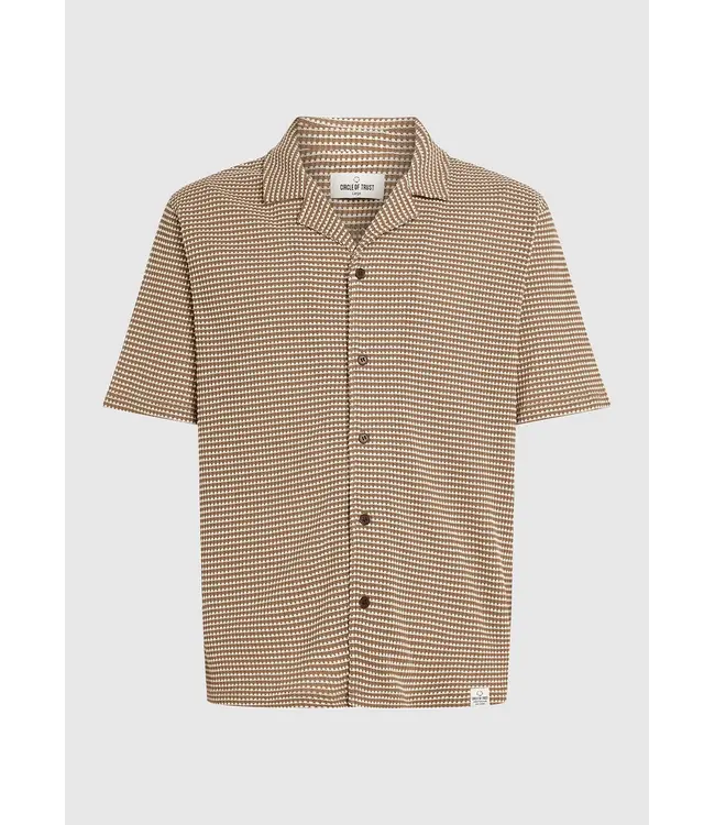 CIRCLE OF TRUST Circle of Trust Evan SS Shirt HS26-74-3609 Ash Taupe