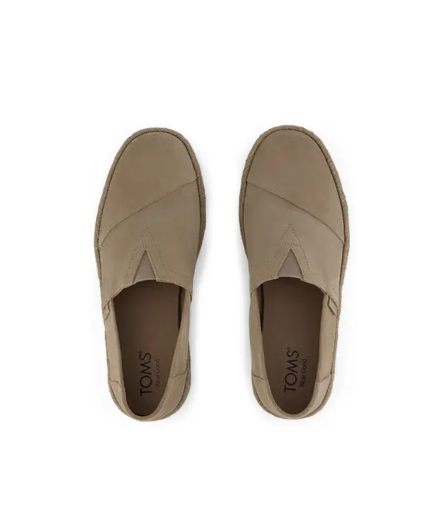 TOMS Toms Apargata rope 2.0 Grijsbruin Suède