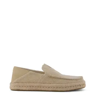 TOMS Toms Alonso Loafer Rope  Ongekleurd Heritage Canvas & suède