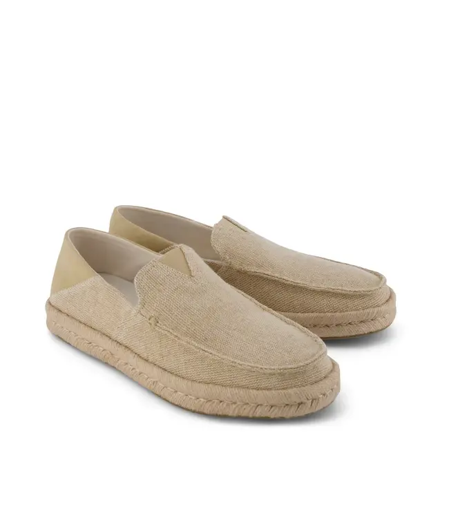 TOMS Toms Alonso Loafer Rope  Ongekleurd Heritage Canvas & suède