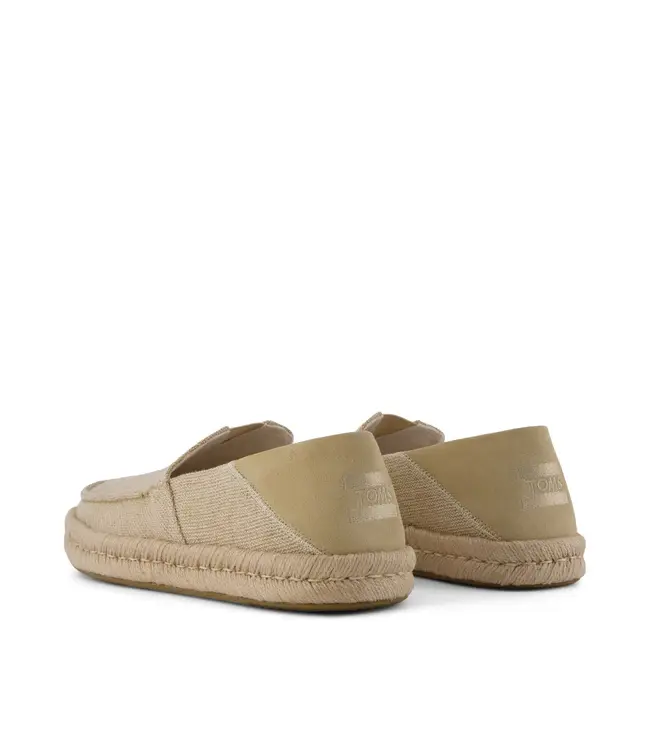 TOMS Toms Alonso Loafer Rope  Ongekleurd Heritage Canvas & suède