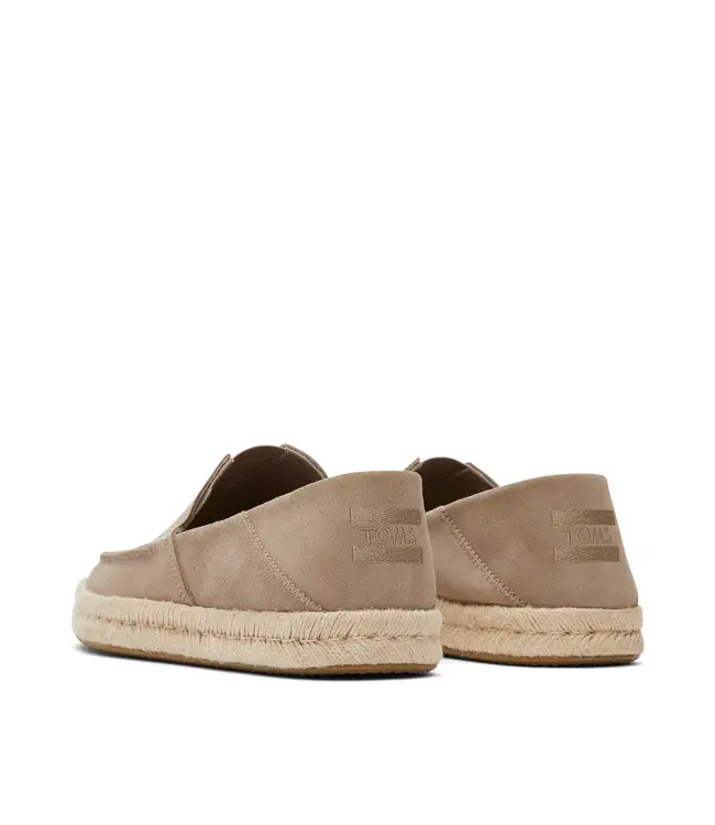 TOMS Toms Alonso Loafer Rope Grijsbruin Suède