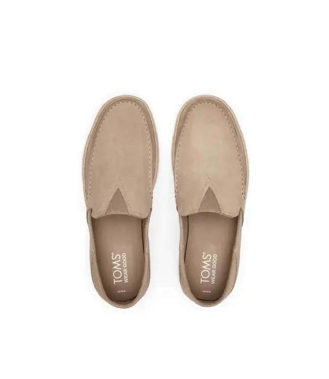 TOMS Toms Alonso Loafer Rope Grijsbruin Suède