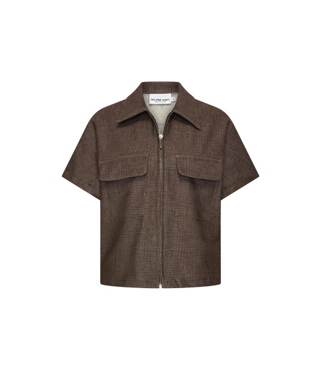 HELENA HART Helena Hart 7728 blazer Mel Lano linnen Choco