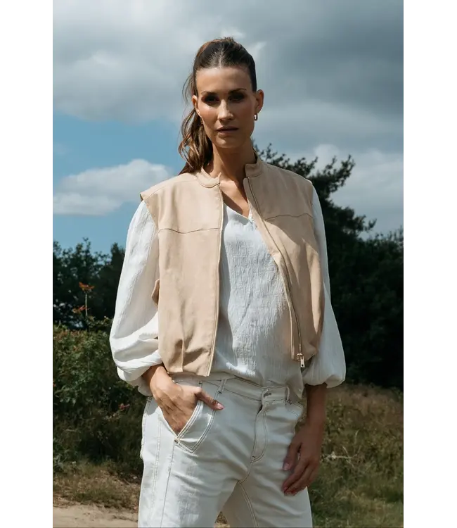 MAICAZZ Maicazz Sillet Gilet SP26.65.521 Sand