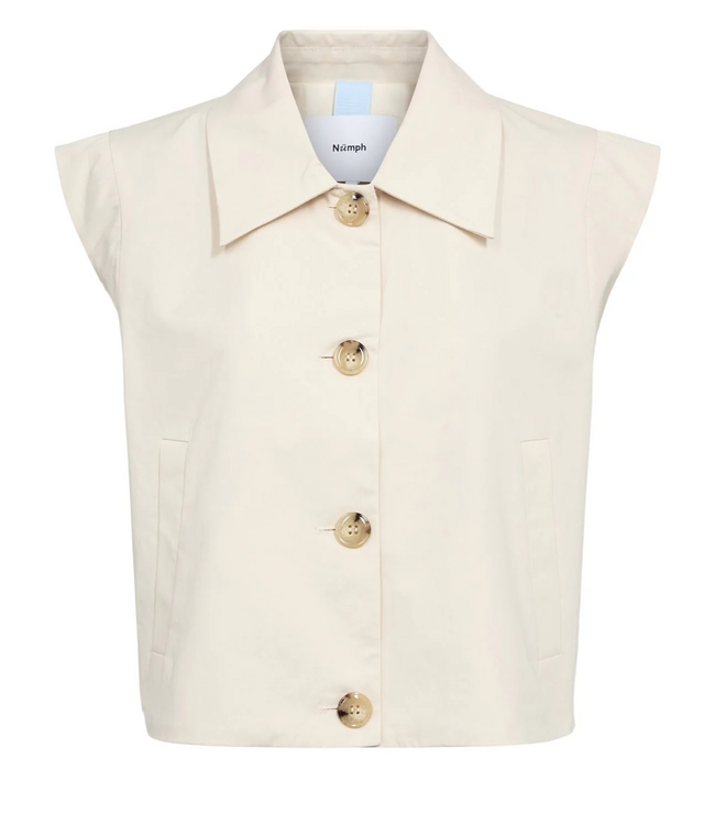 Nümph Numph Nusunna Vest Whitecap Grey