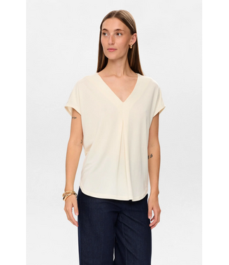Nümph Numph Nutilia SS Blouse Whitcap Gray