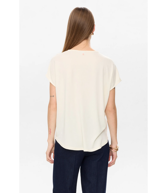 Nümph Numph Nutilia SS Blouse Whitcap Gray