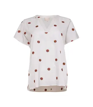 MAICAZZ Maicazz Tosina Top SU26.60312 Off White Orange