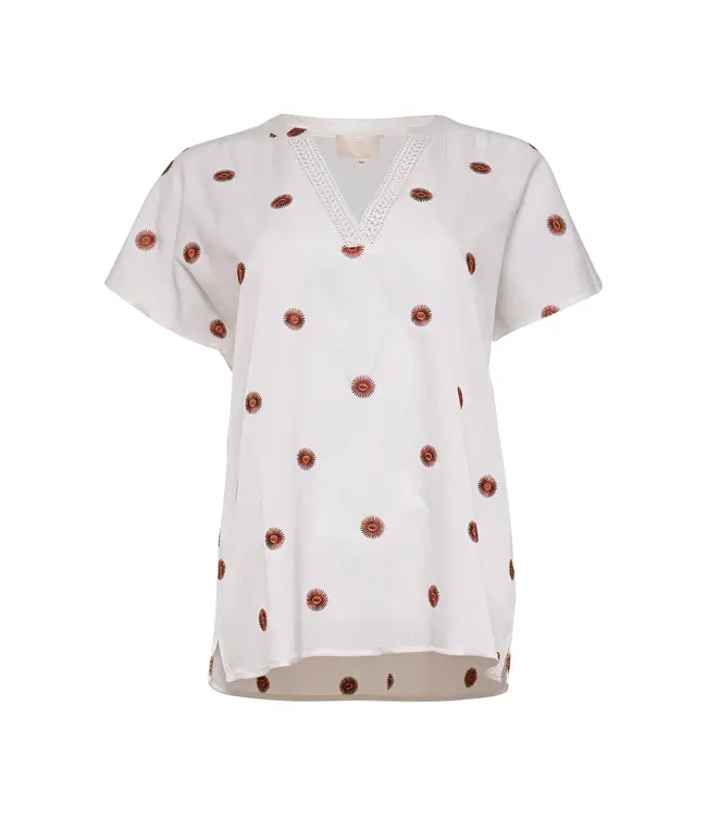 MAICAZZ Maicazz Tosina Top SU26.60312 Off White Orange