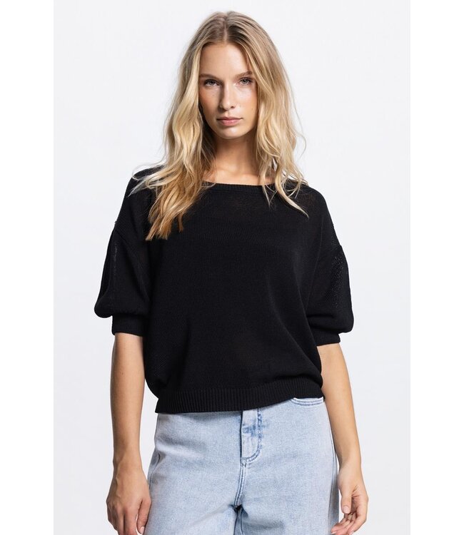 JANSEN AMSTERDAM Jansen Amsterdam Noor LL168 Short Sleeve Black