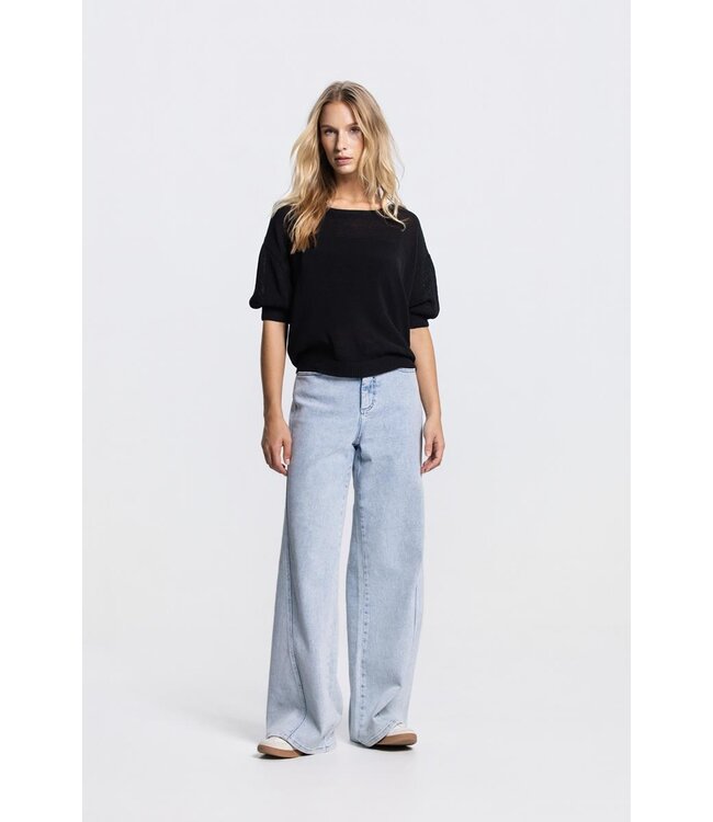 JANSEN AMSTERDAM Jansen Amsterdam Noor LL168 Short Sleeve Black