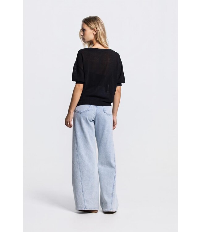 JANSEN AMSTERDAM Jansen Amsterdam Noor LL168 Short Sleeve Black