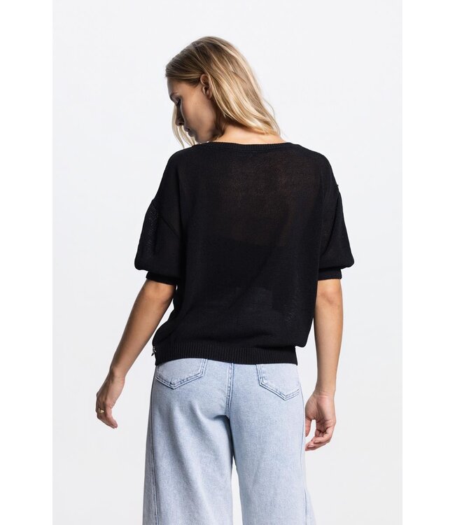 JANSEN AMSTERDAM Jansen Amsterdam Noor LL168 Short Sleeve Black