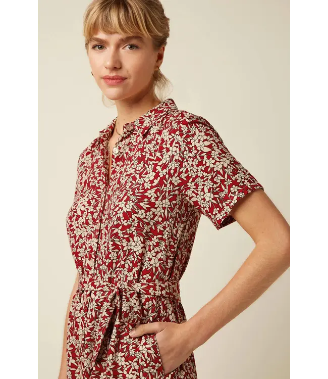 KING LOUIE King Louie Olive Dress Paradis Chili Red