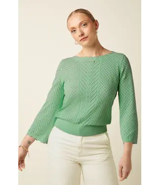 KING LOUIE King Louie Audrey Top Rocky Ajour  Minty Meadow