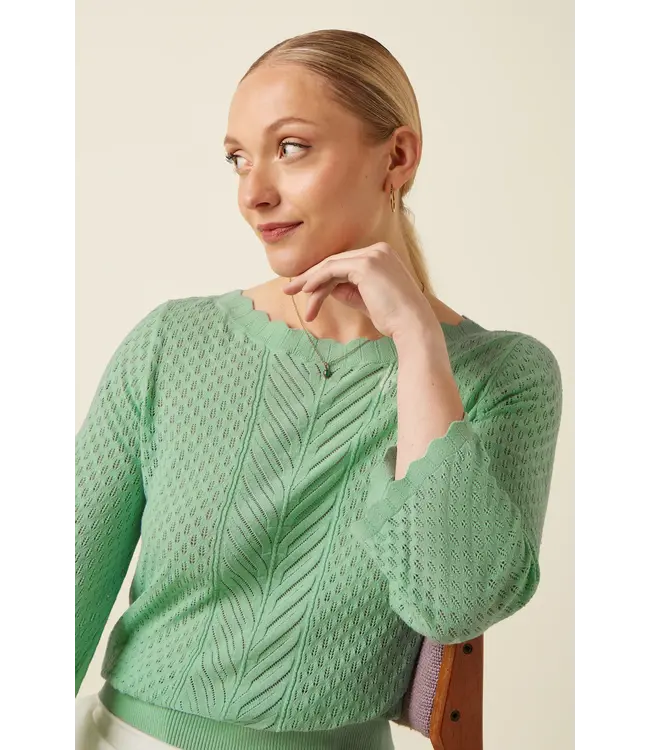 KING LOUIE King Louie Audrey Top Rocky Ajour  Minty Meadow