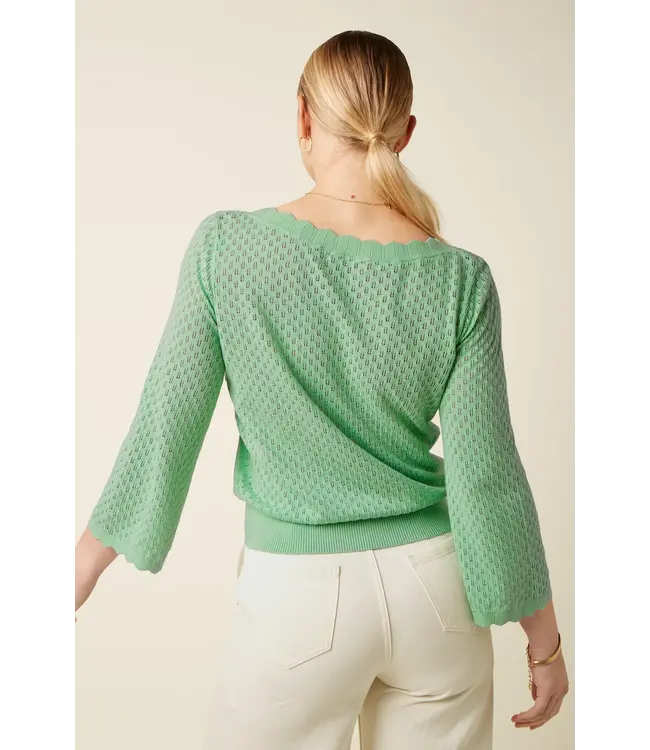 KING LOUIE King Louie Audrey Top Rocky Ajour  Minty Meadow