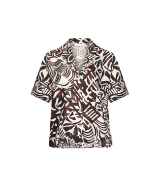HELENA HART Helena Hart Blouse Fie Vinty 7758 Etnic Choco HELENA HART Helena Hart Blouse Fie Vinty 7758 Etnic Choco