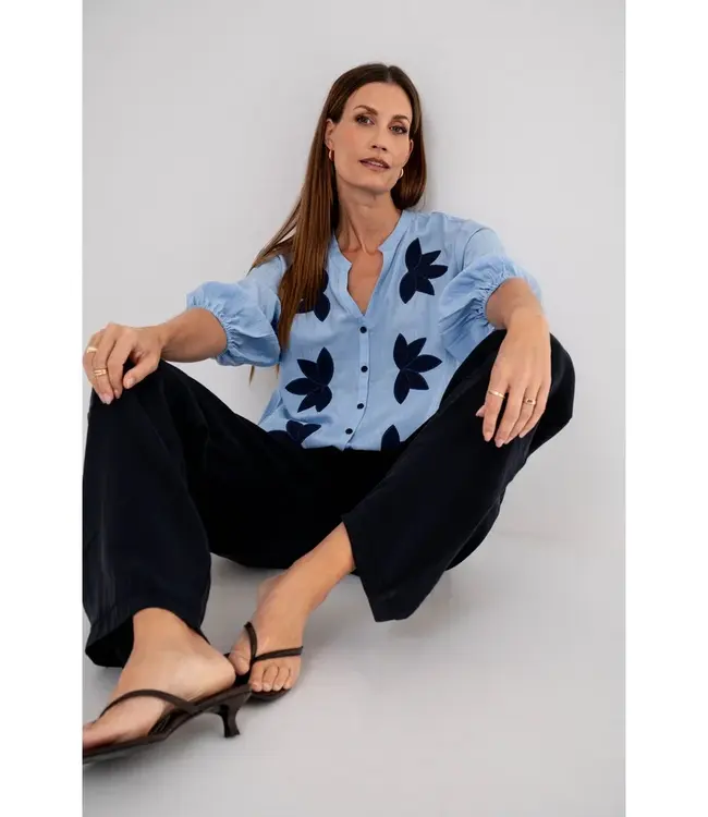 MAICAZZ Maicazz Nina Blouse SU26.20.303 Skyride Navy