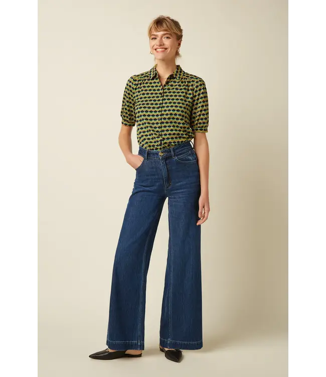 KING LOUIE King Louie Carina Blouse Drift Ponderosa Green