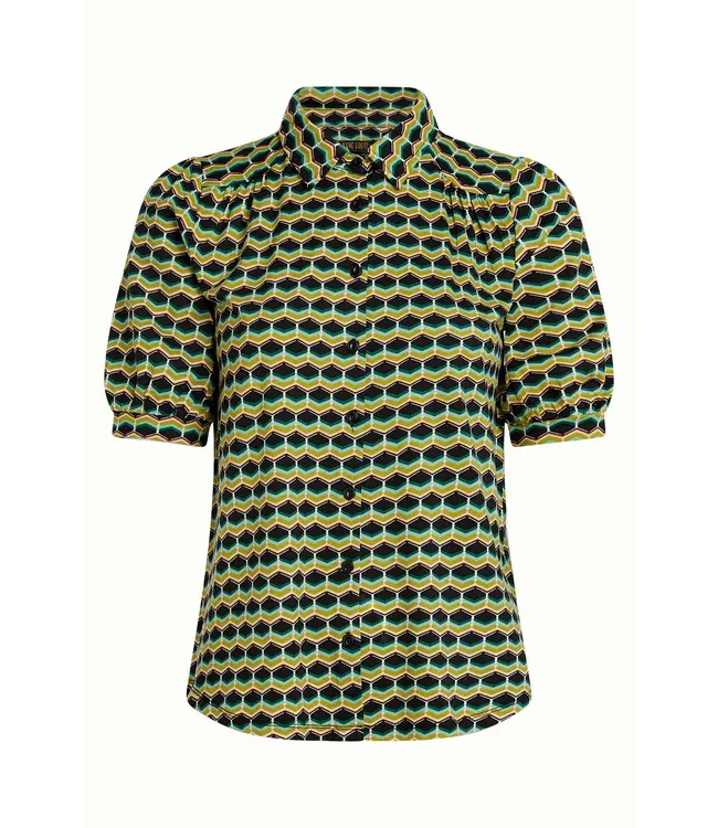 KING LOUIE King Louie Carina Blouse Drift Ponderosa Green