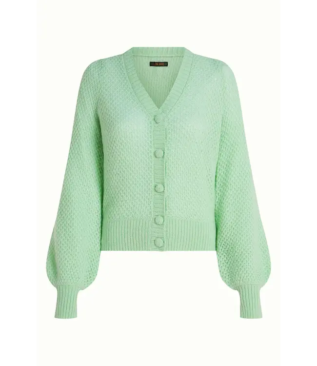 KING LOUIE King Louie Cardi V Farfalle Cameo Green