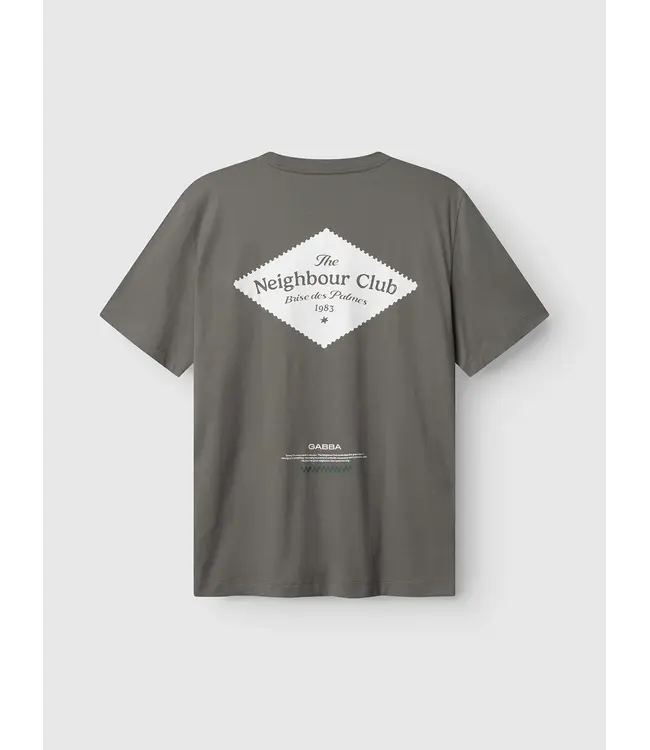 GABBA Gabba GABnigel Boxy NBH SS T-shirt Gots PO12026 Castor Gray