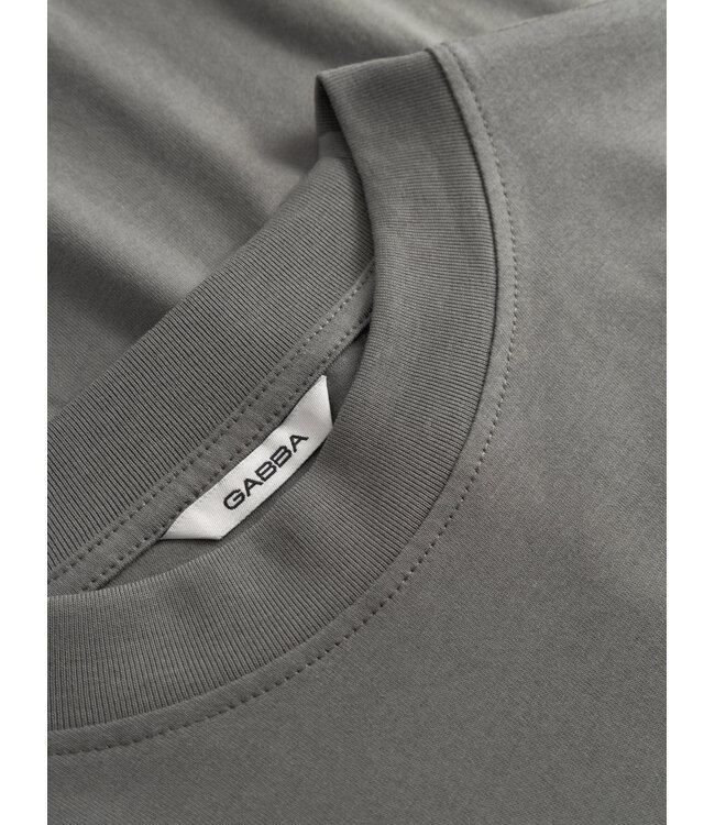 GABBA Gabba GABnigel Boxy NBH SS T-shirt Gots PO12026 Castor Gray
