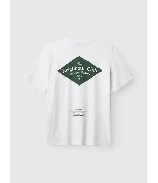 GABBA Gabba GABnigel Boxy NBH SS T-shirt Gots PO12160 White
