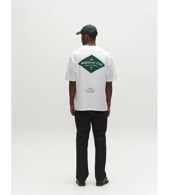 GABBA Gabba GABnigel Boxy NBH SS T-shirt Gots PO12160 White